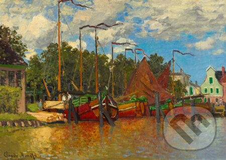 Claude Monet - Boats at Zaandam, 1871, Bluebird, 2021