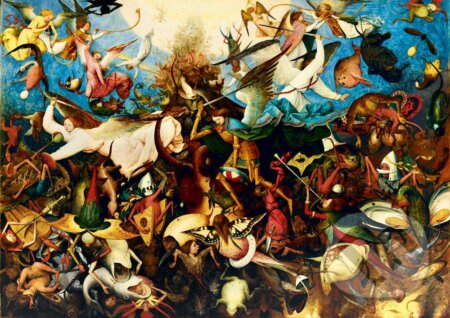 Pieter Bruegel the Elder - The Fall of the Rebel Angels, 1562 - puzzle z kategorie Umělecké