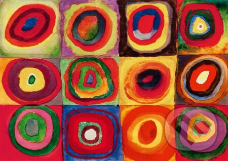 Kandinsky - Colour Study, 1913 - puzzle z kategorie Umělecké