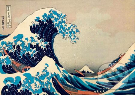 Hokusai - The Great Wave off Kanagawa, 1831, Bluebird, 2021