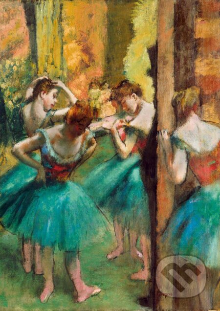 Degas - Dancers, Pink and Green, 1890 - puzzle z kategorie Umělecké