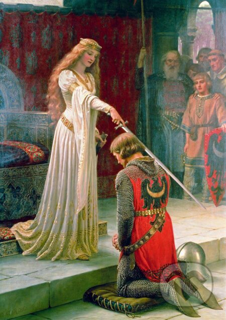 Edmund Blair Leighton - The Accolade, 1901, Bluebird, 2021