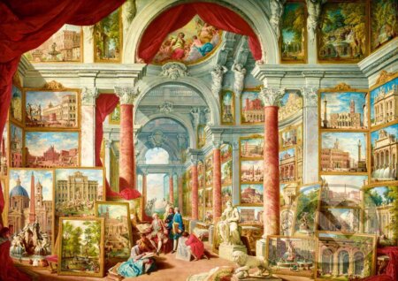 Panini - Picture Gallery with Views of Modern Rome, 1757 - puzzle z kategorie Umělecké