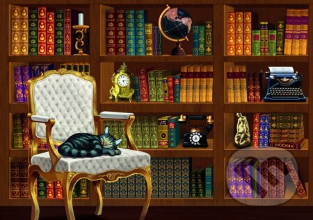 The Vintage Library - puzzle z kategorie Umělecké