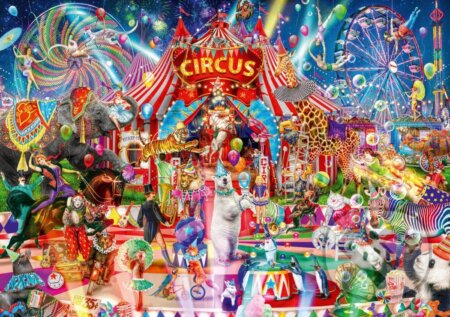 A Night at the Circus - puzzle z kategorie Umělecké