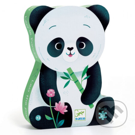 Puzzle v tvarovanej škatuli: Panda Leo, Djeco, 2021
