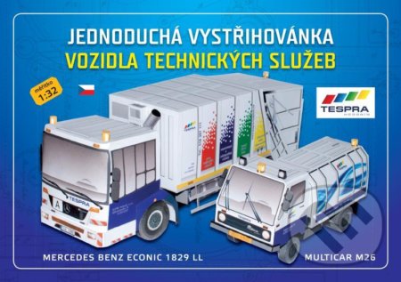 Vozidla technických služeb - Jednoduchá vystřihovánka, Zadražil Ivan, 2021
