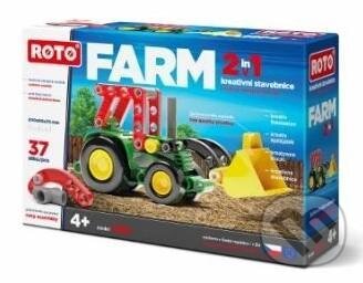 ROTO Stavebnice 2v1 Traktor, 37 dílků, EFKO karton s.r.o., 2021