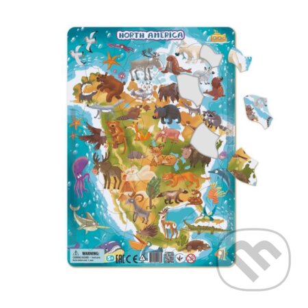 Puzzle rámové Zvířata severní Ameriky, Dodo, 2021