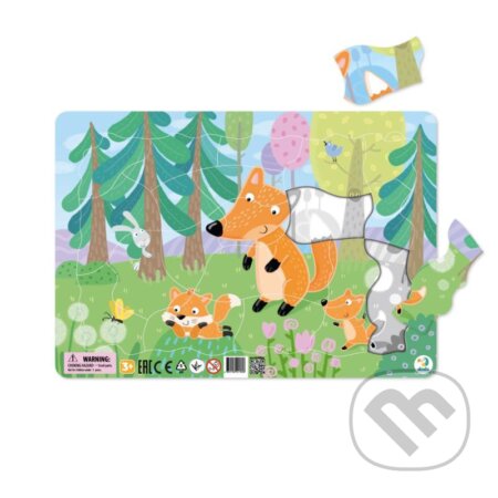 Puzzle rámové - Lišky - puzzle z kategorie Maxi dílky