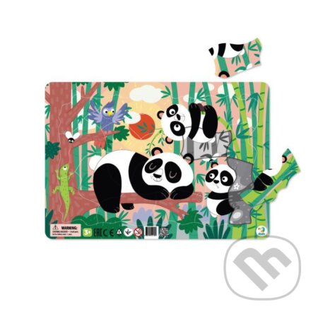 Puzzle rámové - Pandy, Dodo, 2021