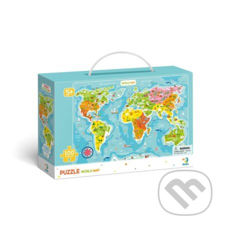 Puzzle Mapa Světa, Dodo, 2021