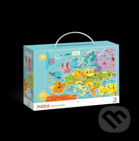 Puzzle Mapa Evropy, Dodo, 2021