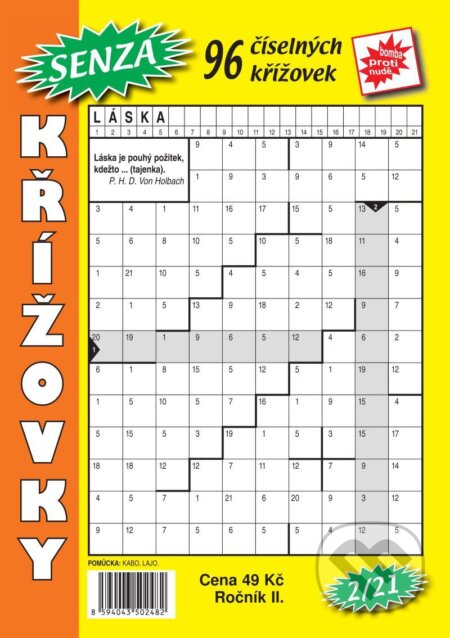 Kniha: Senza číselné křížovky 2/2021 (Telpres). Telpres, 2021