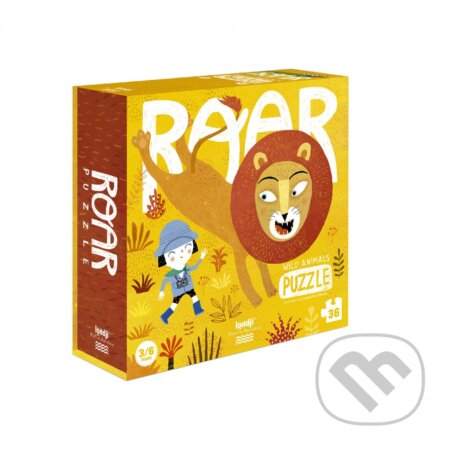 Divoké zvieratá - puzzle z kategorie 15 - 60 dílků