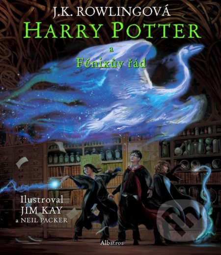 Harry Potter a Fénixův řád - J.K. Rowling, Jim Kay (ilustrátor), Neil Packer (ilustrátor), Albatros, 2022