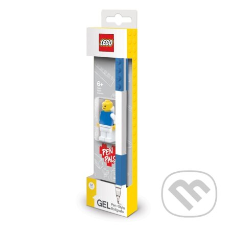 LEGO Gelové pero s minifigurkou, modré, LEGO, 2021
