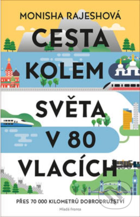 E-kniha: Cesta kolem světa v 80 vlacích (Monisha Rajeshová)