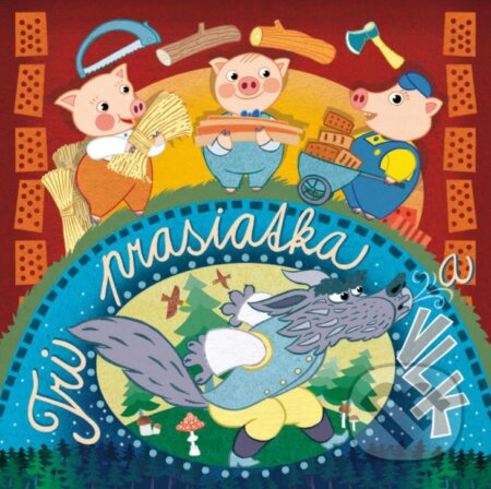 Tri prasiatka a vlk 2 LP + CD - Stanislav Dančiak ml. - audiokniha z kategorie Pohádky