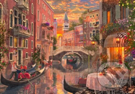 An Evening Sunset in Venice - Dominic Davison, Bluebird, 2021