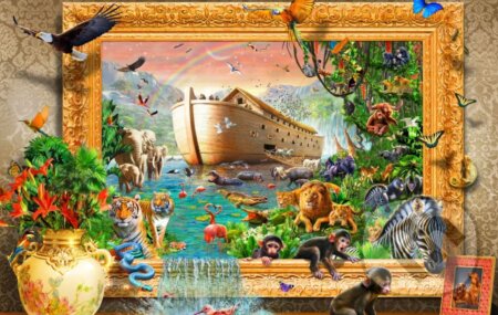 Noah&#039;s Ark Framed, Bluebird, 2021