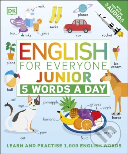 English for Everyone Junior: 5 Words a Day, Dorling Kindersley, 2021