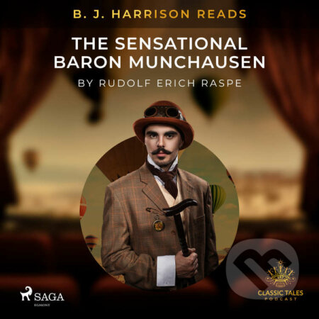 B. J. Harrison Reads The Sensational Baron Munchausen (EN) - Rudolf Erich Raspe, Saga Egmont, 2021
