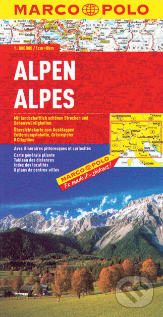Alpen 1:800 000