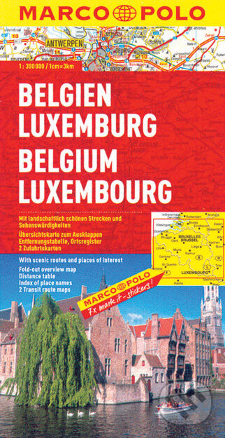 Belgien, Luxemburg 1:300 000