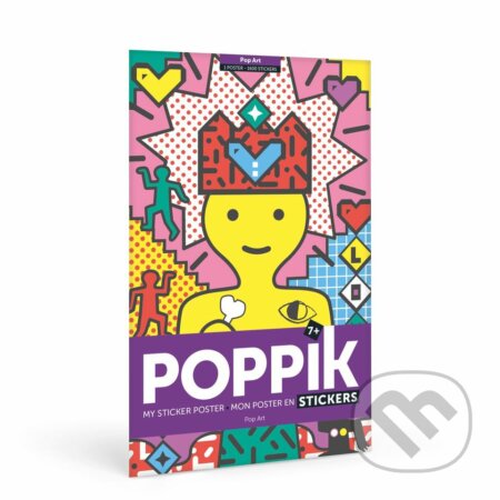 Samolepkový plagát Pop Art, Poppik, 2021