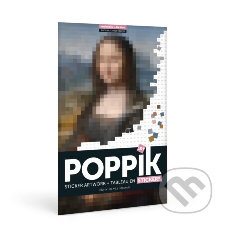 DA VINCI (Mona Lisa) Samolepkový plagát, Poppik, 2021