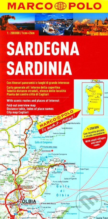 Sardinien, Sardaigne 1:200 000, Marco Polo