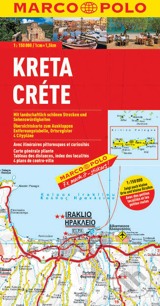 Kreta, Créte 1:150 000, Marco Polo