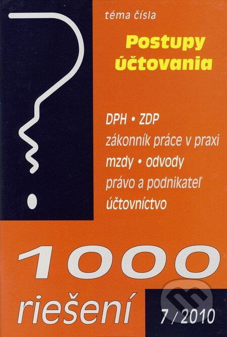 1000 riešení 7/2010, Poradca s.r.o., 2010
