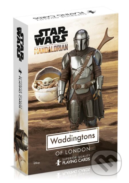 Hrací karty Waddingtons Star Wars: The Mandalorian, Winning Moves, 2021