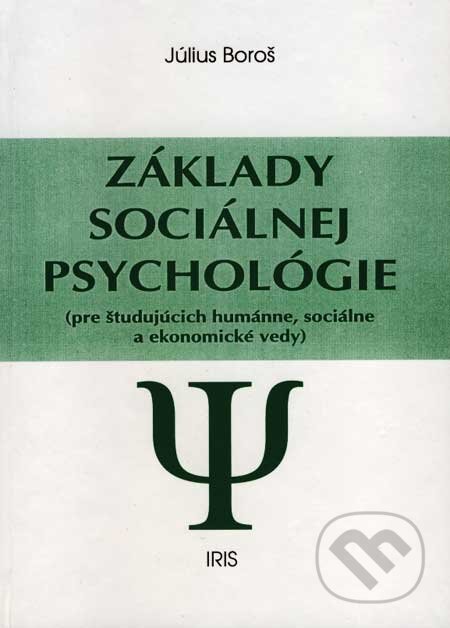Obálka knihy Základy sociálnej psychológie