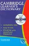 Cambridge Learner´s Dictionary - Kolektív autorov, Cambridge University Press, 2001