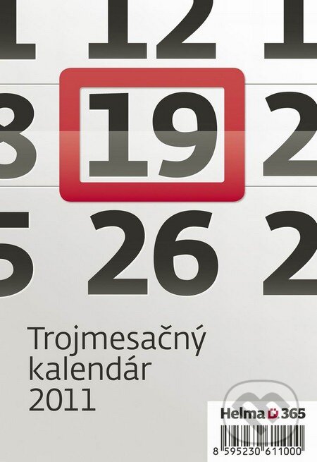 Trojmesačný kalendár 2011, Helma, 2010