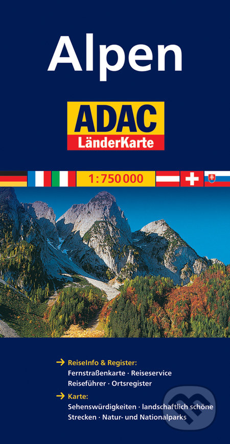 Alpen 1:750 000, MAIRDUMONT