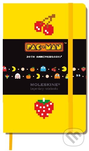 Moleskine - malý čistý Pac-Man zápisník (žltý), Moleskine