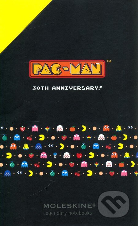 Moleskine - sada 4 stredných čistých Pac-Man zápisníkov, Moleskine