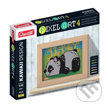 Pixel Art 4 Kawaii Panda, Quercetti, 2021