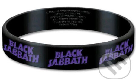 Silikónový náramok Black Sabbath: Logo, Black Sabbath, 2017