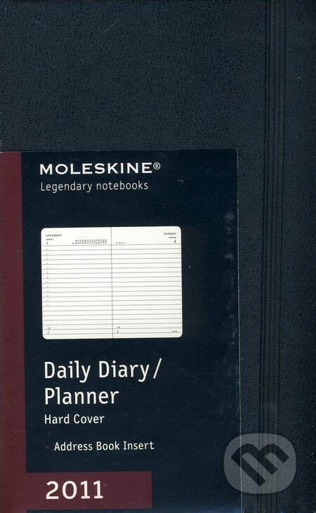 Moleskine - malý denný diár 2011 (čierny), Moleskine, 2010