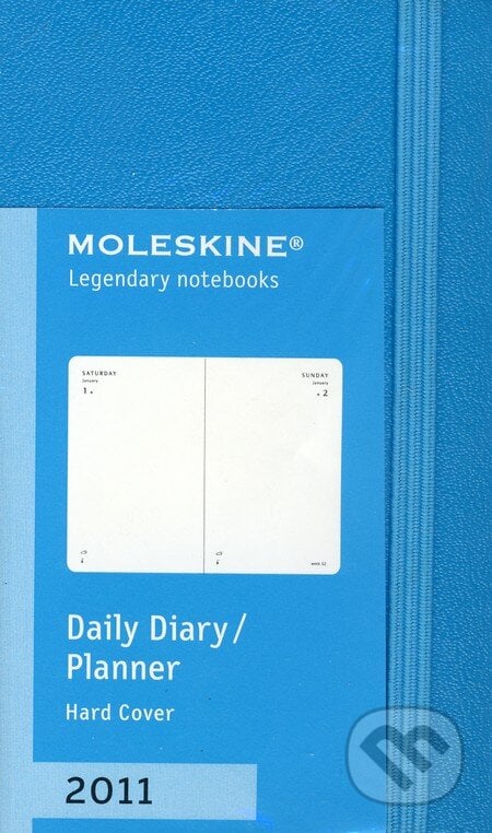 Moleskine - extra malý denný plánovací diár 2011 (modrý, čistý), Moleskine, 2010