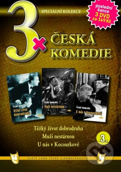 3x Česká komedie III, Filmexport Home Video, 2021