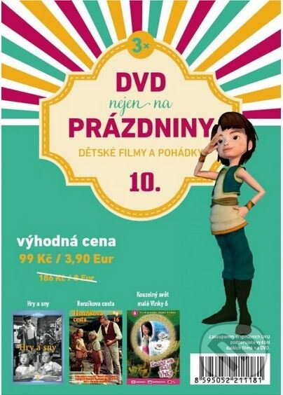 DVD nejen na prázdniny 10: Dětské filmy a pohádky, Filmexport Home Video, 2021