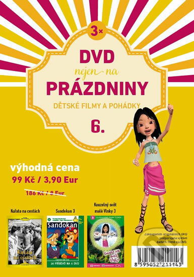 DVD nejen na prázdniny 6: Dětské filmy a pohádky, Filmexport Home Video, 2021