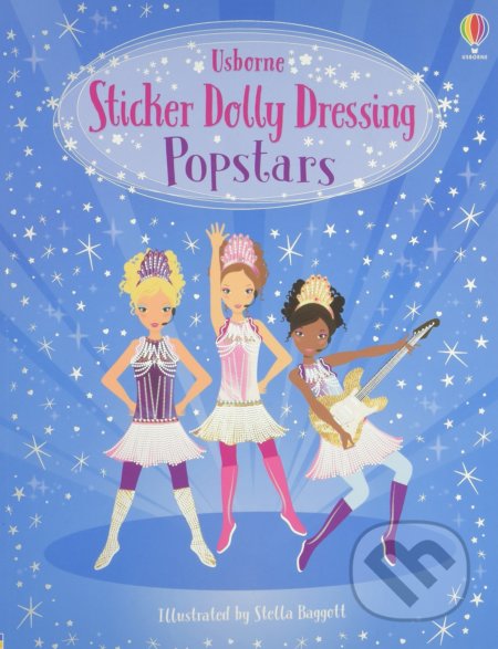 Sticker Dolly Dressing Popstars - Lucy Bowman, Stella Baggott (ilustrátor), Usborne, 2021