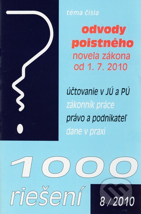 1000 riešení 8/2010, Poradca s.r.o., 2010